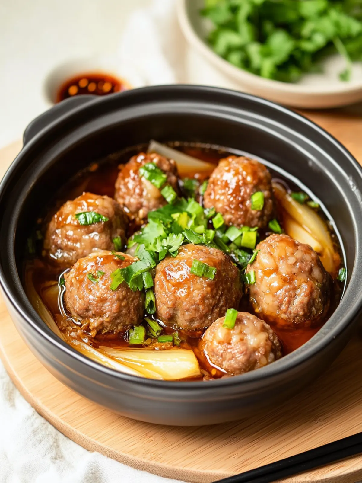 Savory Braised Lion's Head Meatballs for Family Gatherings 2 Braised Lion s Head Meatballs (红ç§ç®å头)