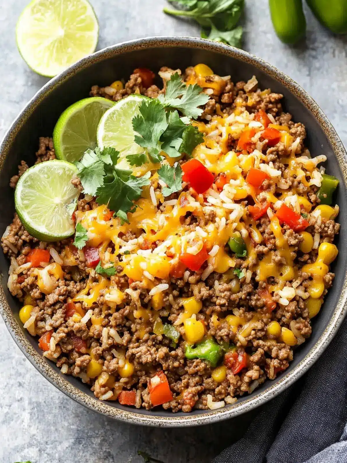 One-Pan Mexican Ground Beef and Rice in 30 Minutes! 3 Mexican Ground Beef and Rice