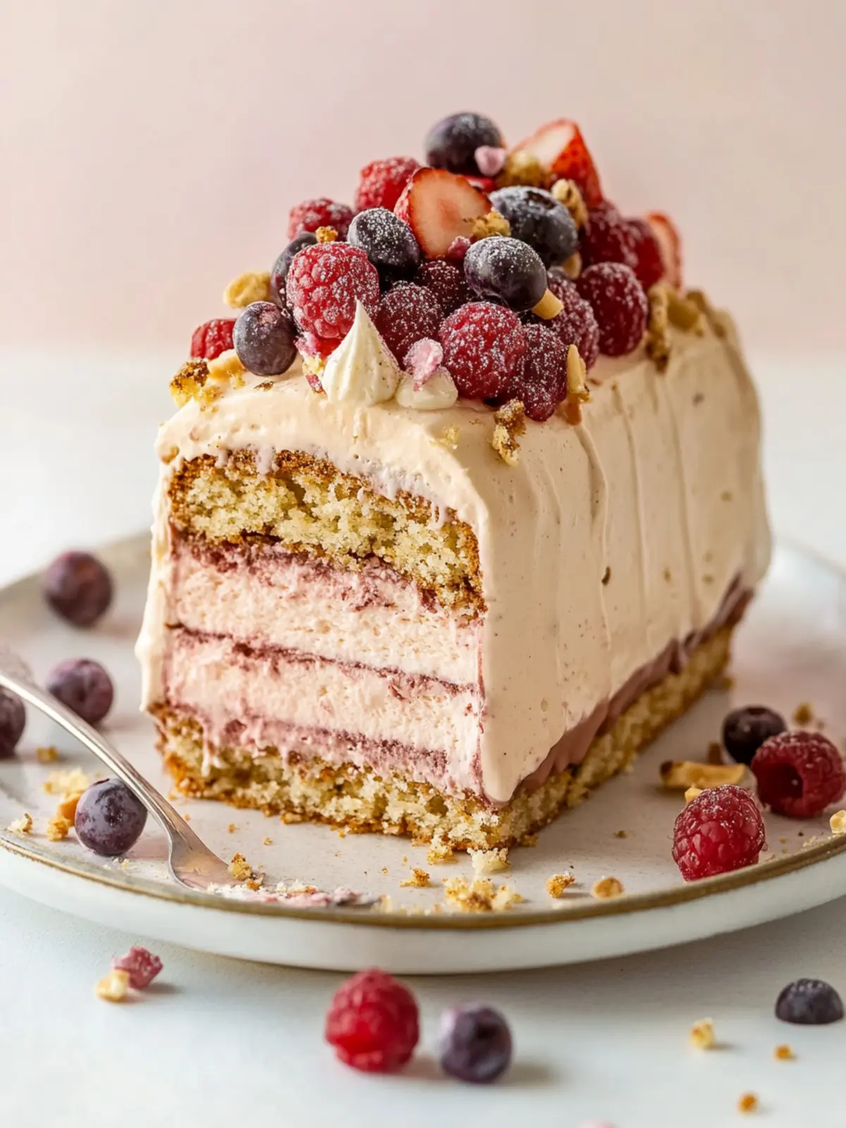 Creamy Italian Gelato Cake: No-Churn Delight for Summer Fun 3 Italian Gelato Cake