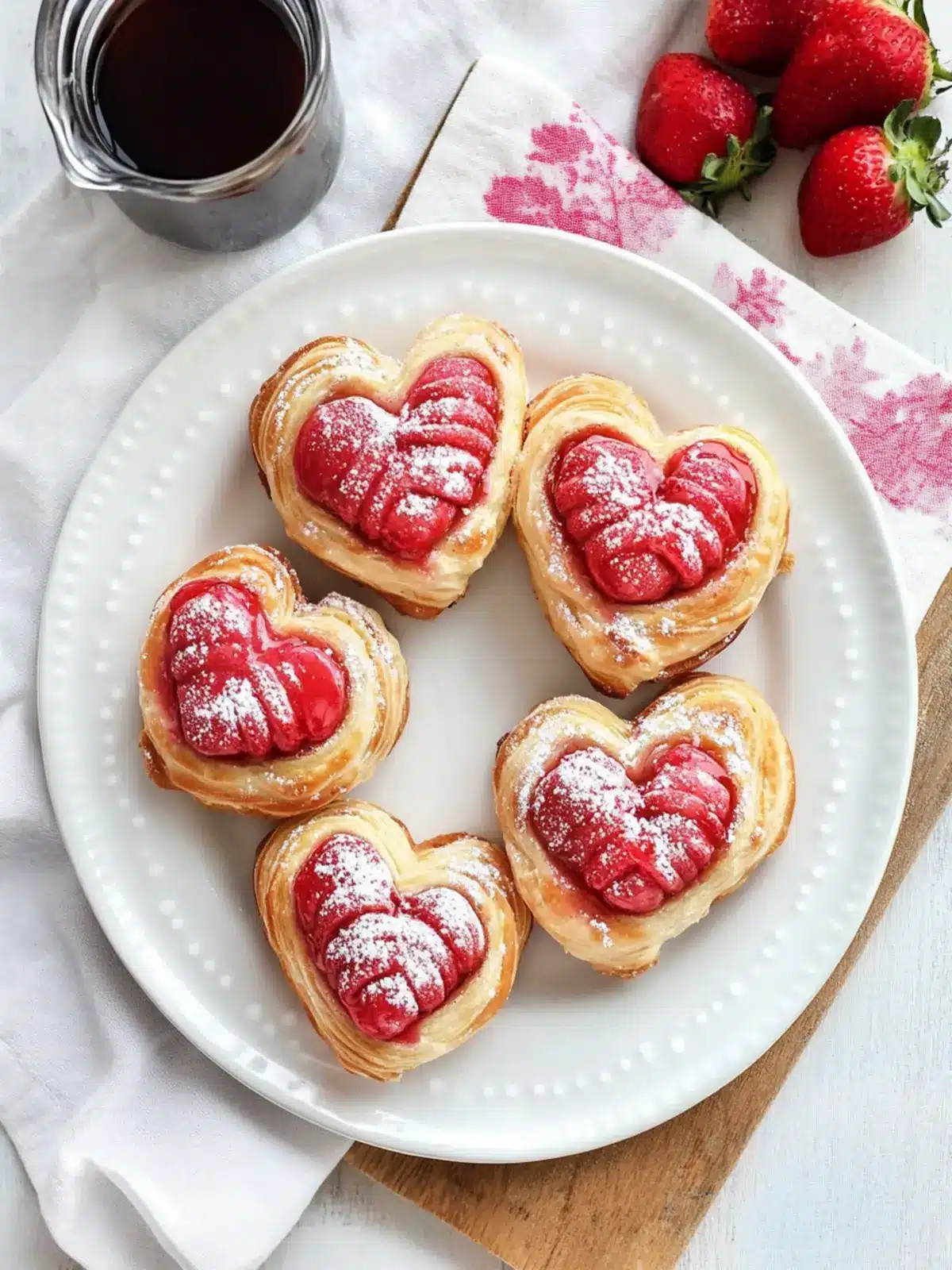 Delicious Heart Shaped Danishes for a Sweet Valentine s Treat 4 Heart Shaped Danishes