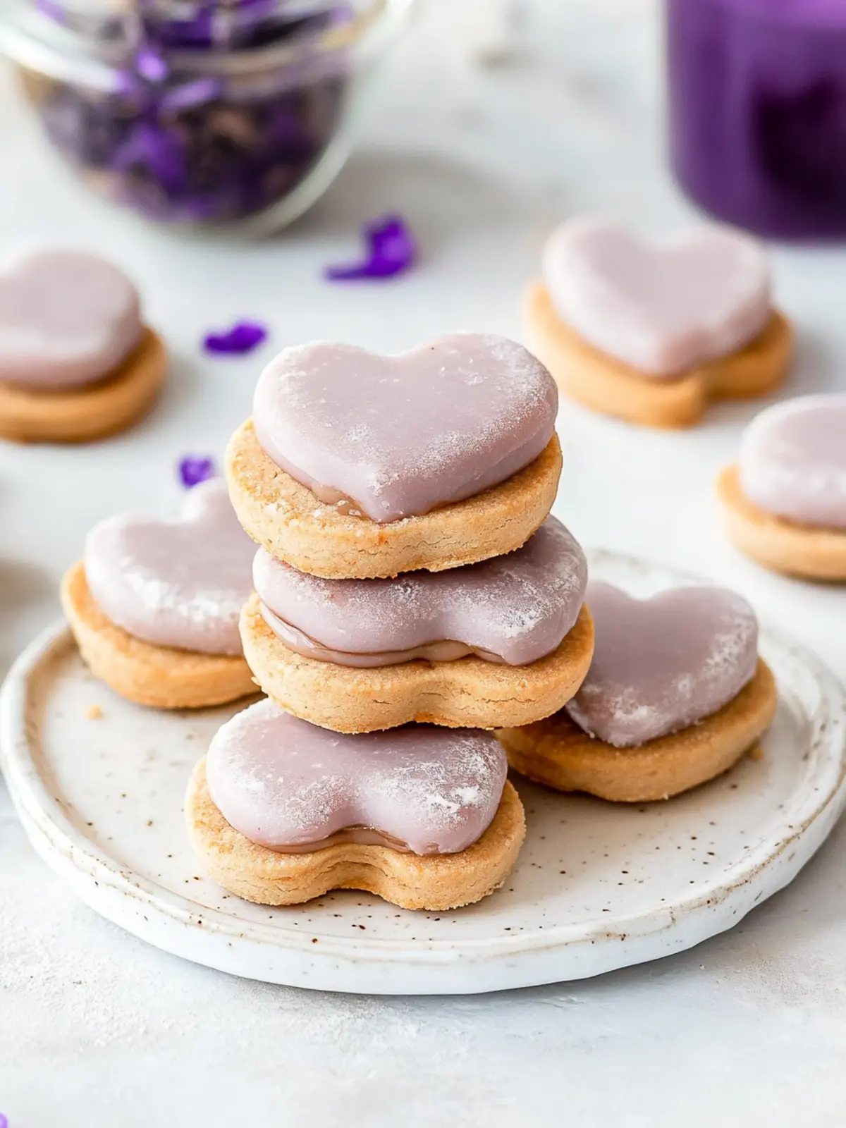Heart Shaped Taro Alfajores Cookies Recipe for Sweet Moments 3 Heart Shaped Taro Alfajores Cookies Recipe