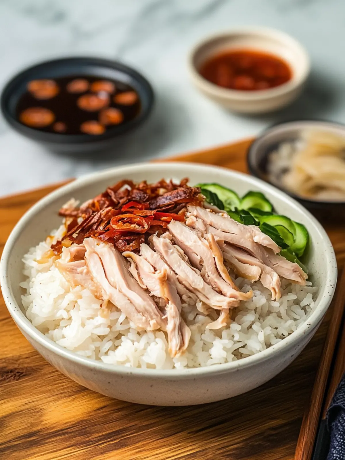 Taiwanese Chicken Rice: Comforting Bowl of Flavorful Bliss 2 Taiwanese Chicken Rice (Chiayi Turkey Rice)