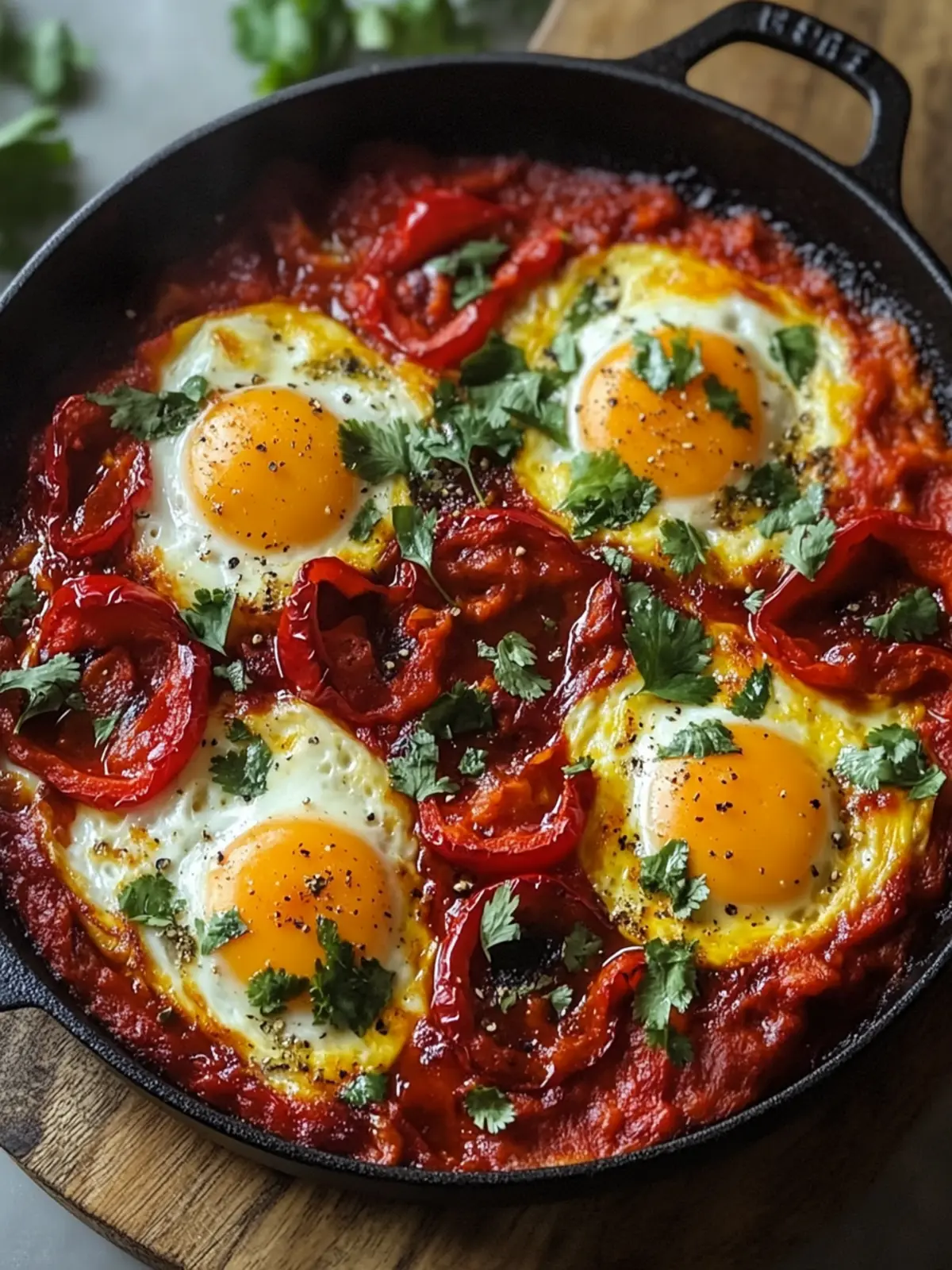 Irresistible Roasted Pepper Shakshuka for a Cozy Brunch 2 Roasted Pepper Shakshuka