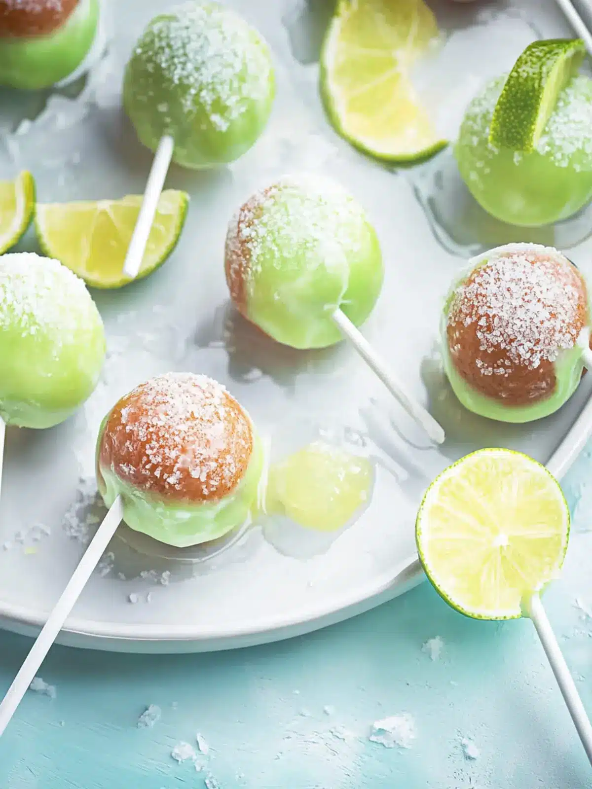 Margarita Cake Pops: Refreshing Bites for Summer Fun 4 Margarita Cake Pops