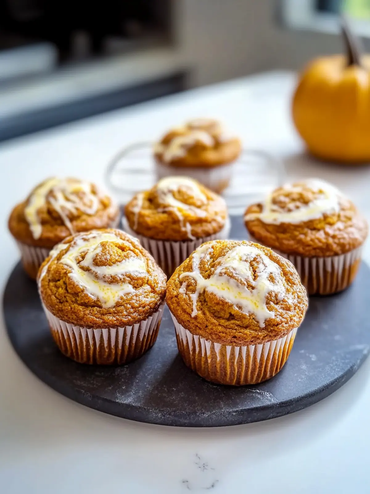 Irresistibly Moist Pumpkin Swirl Muffins for Cozy Mornings 4 Pumpkin Swirl Muffins