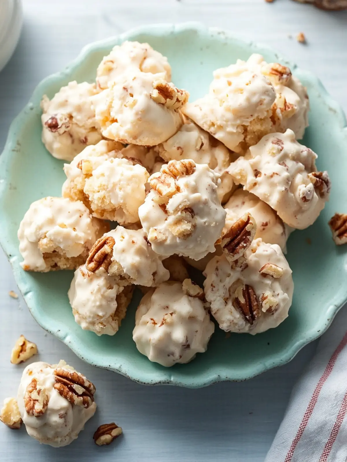 Delightful White Chocolate Maple Pecan Macaroons Recipe 3 White Chocolate Maple Pecan Macaroons
