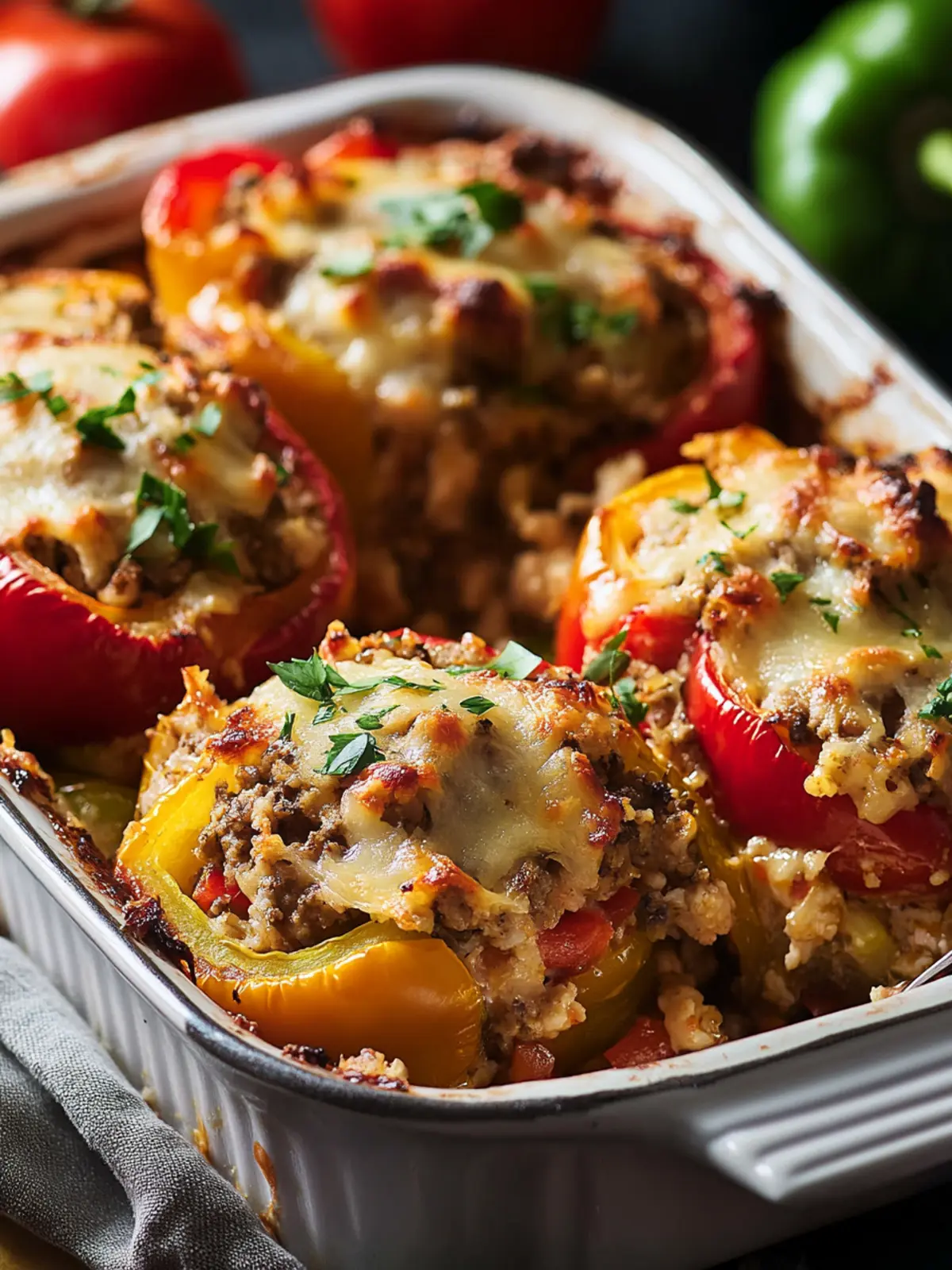 Stuffed Pepper Casserole: A Cozy, Veggie-Packed Favorite 4 Stuffed Pepper Casserole