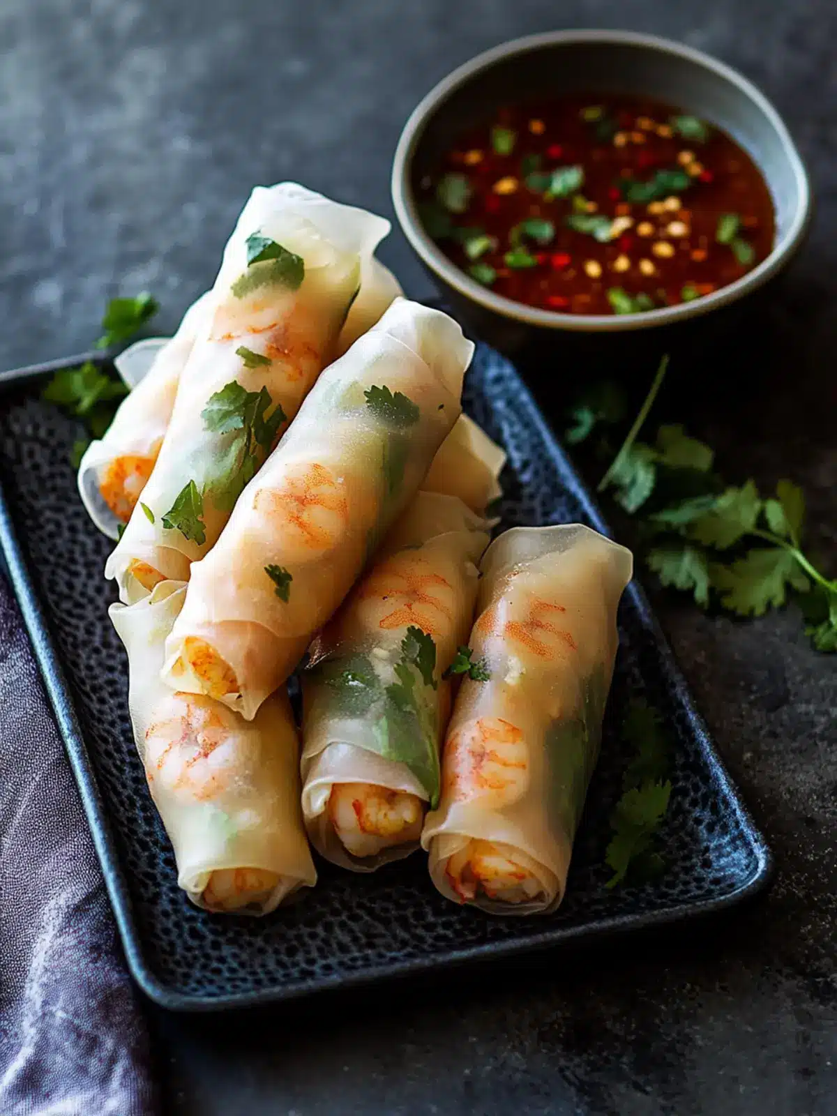 Crispy Chinese Shrimp Spring Rolls: A Fresh, Healthy Snack 2 Chinese Shrimp Spring Rolls