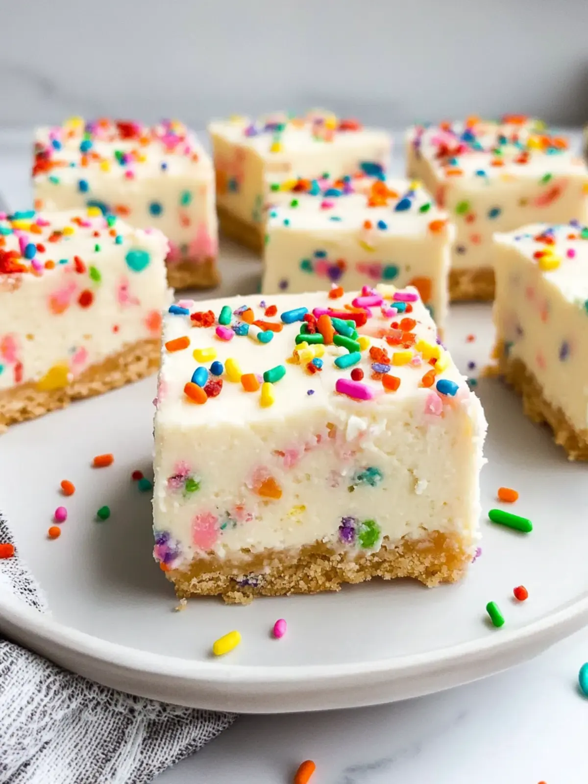 Delightful Funfetti Cheesecake Bars That Make Every Day Special 2 Funfetti Cheesecake Bars