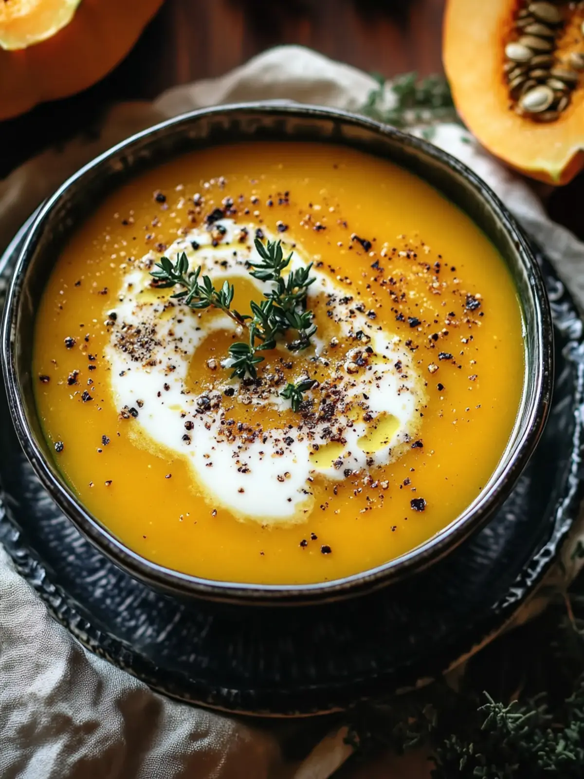 Creamy Acorn Squash Soup: Your Cozy Autumn Hug in a Bowl 4 Creamy Acorn Squash Soup