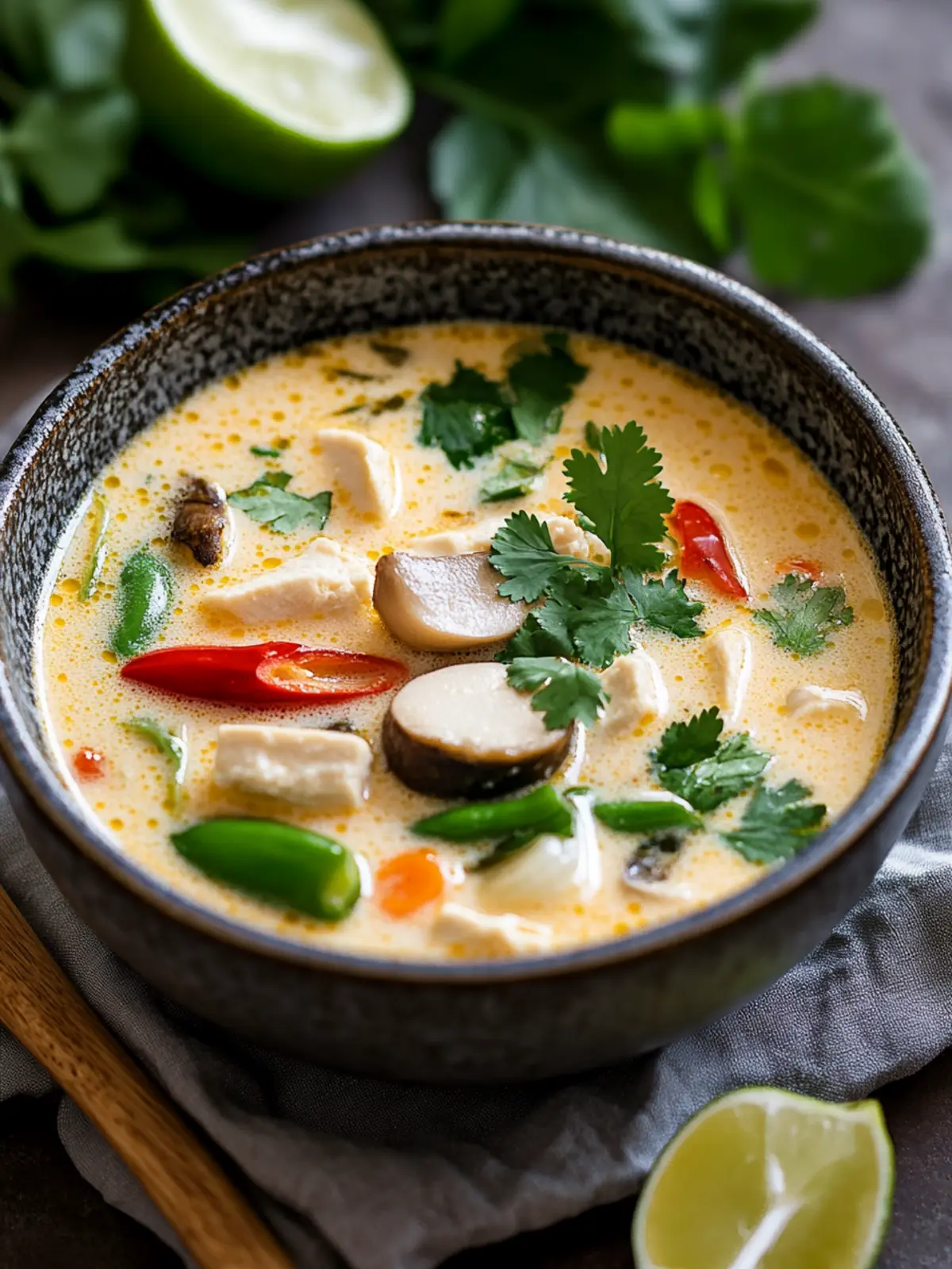 Authentic Tom Kha Gai Soup: Your Cozy Thai Comfort Food 3 Authentic Tom Kha Gai Soup