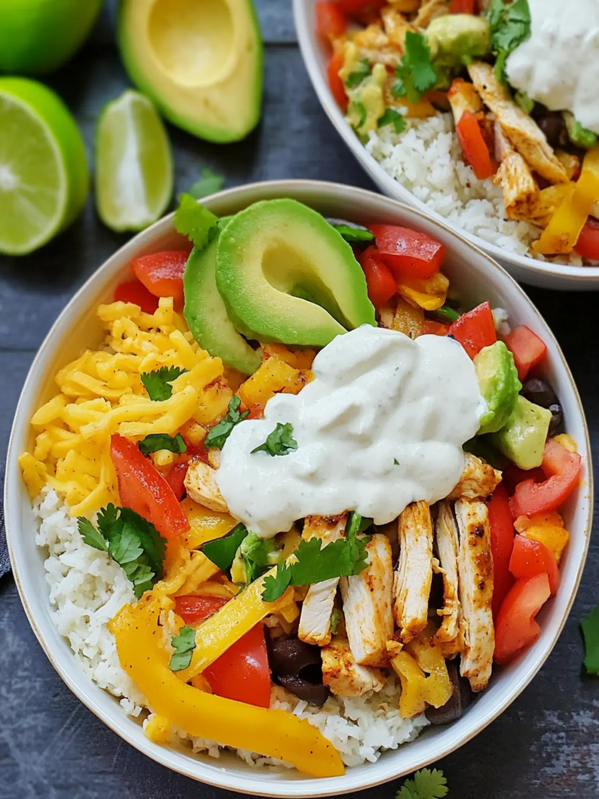 Zesty Easy Chicken Fajita Bowl for Quick Family Dinners 2 Easy Chicken Fajita Bowl