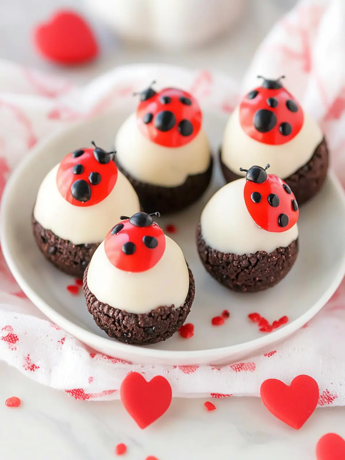 Ladybug Oreo Valentine Truffles That Kids Will Love 2 Ladybug Oreo Valentine Truffles