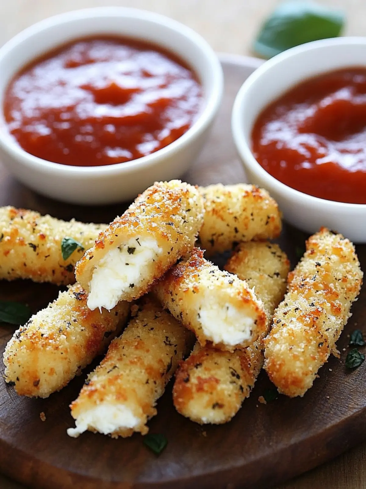 Baked Mozzarella Sticks: Guilt-Free and Irresistibly Cheesy 4 Baked Mozzarella Sticks