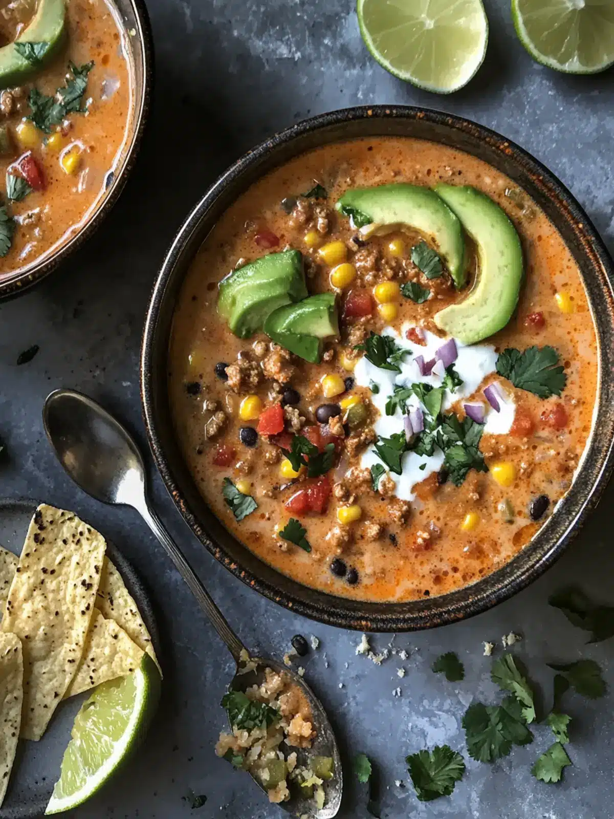 Creamy Taco Soup: A Cozy Dinner That Delivers Major Flavor 2 Creamy Taco Soup