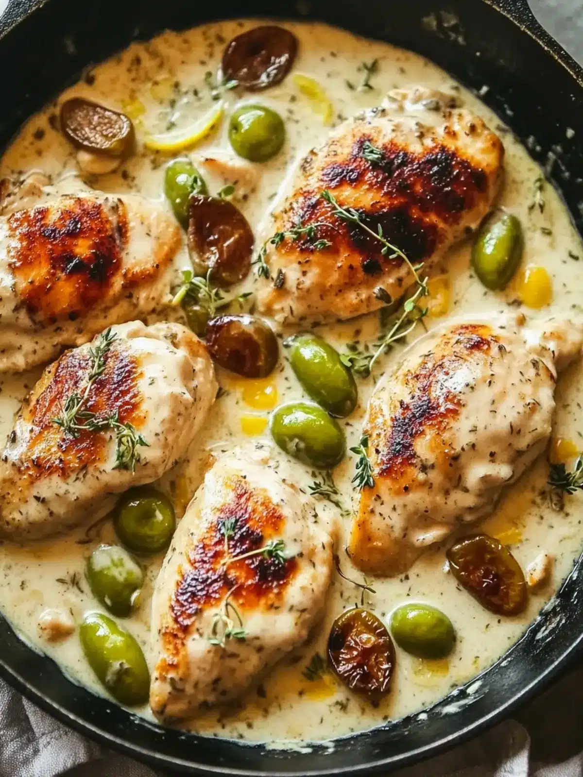 Creamy Pepperoncini Chicken Skillet: A Flavor-Packed Winner 4 Creamy Pepperoncini Chicken Skillet