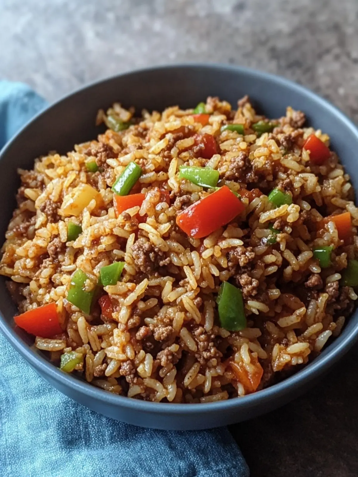 Quick Dirty Rice with Ground Beef: Comfort in Every Bite 2 Quick Dirty Rice with Ground Beef