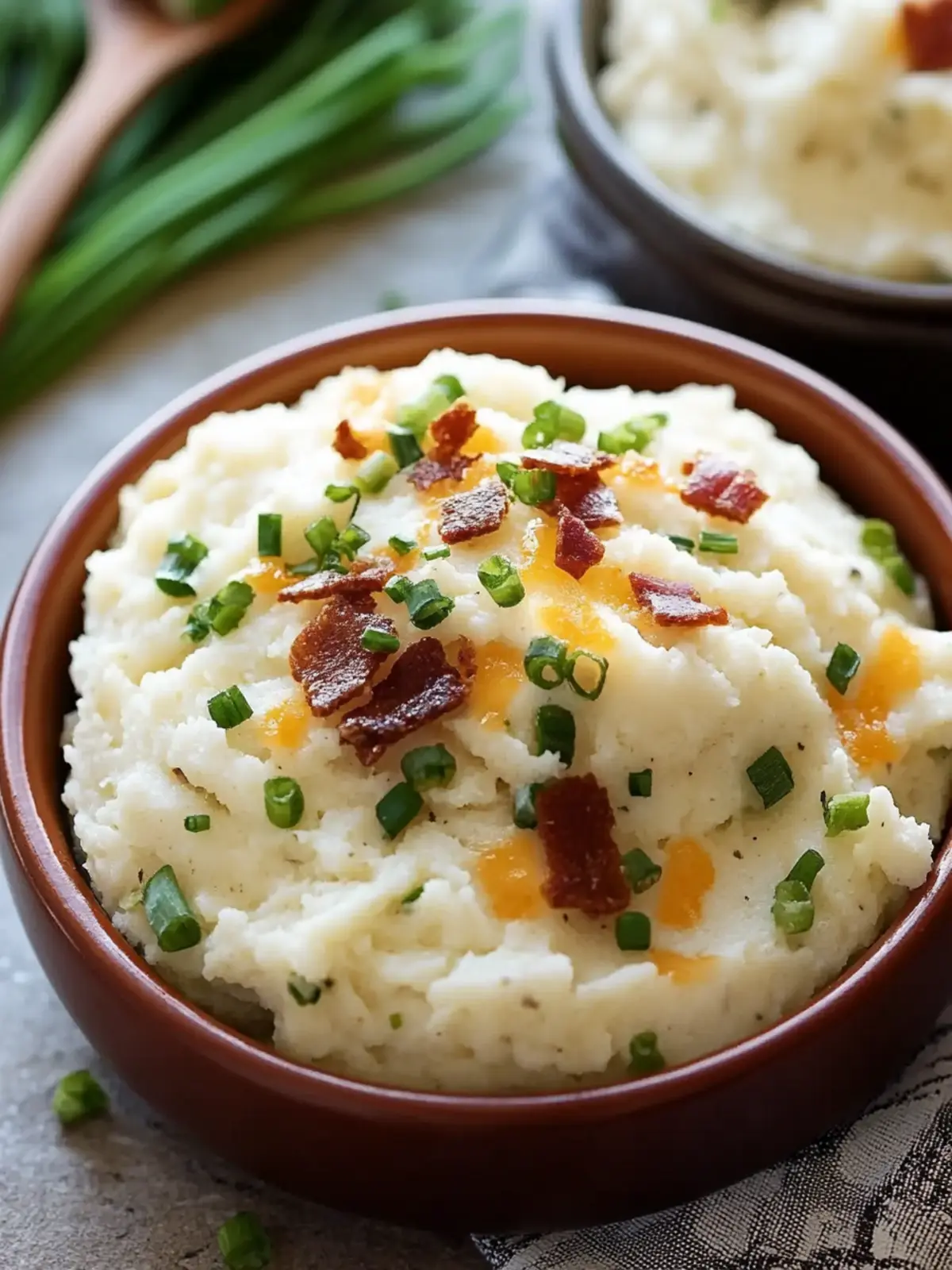 Loaded Mashed Cauliflower That Will Change Your Dinner Game 2 Loaded Mashed Cauliflower