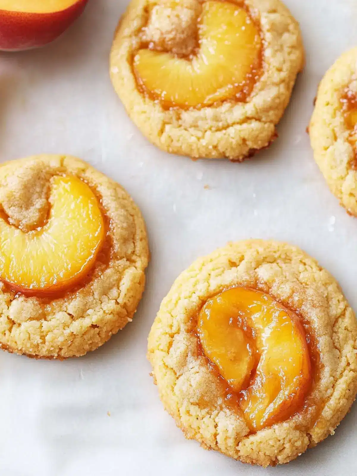 Peach Upside-Down Cookies That Will Steal Your Heart 2 Peach Upside-Down Cookies