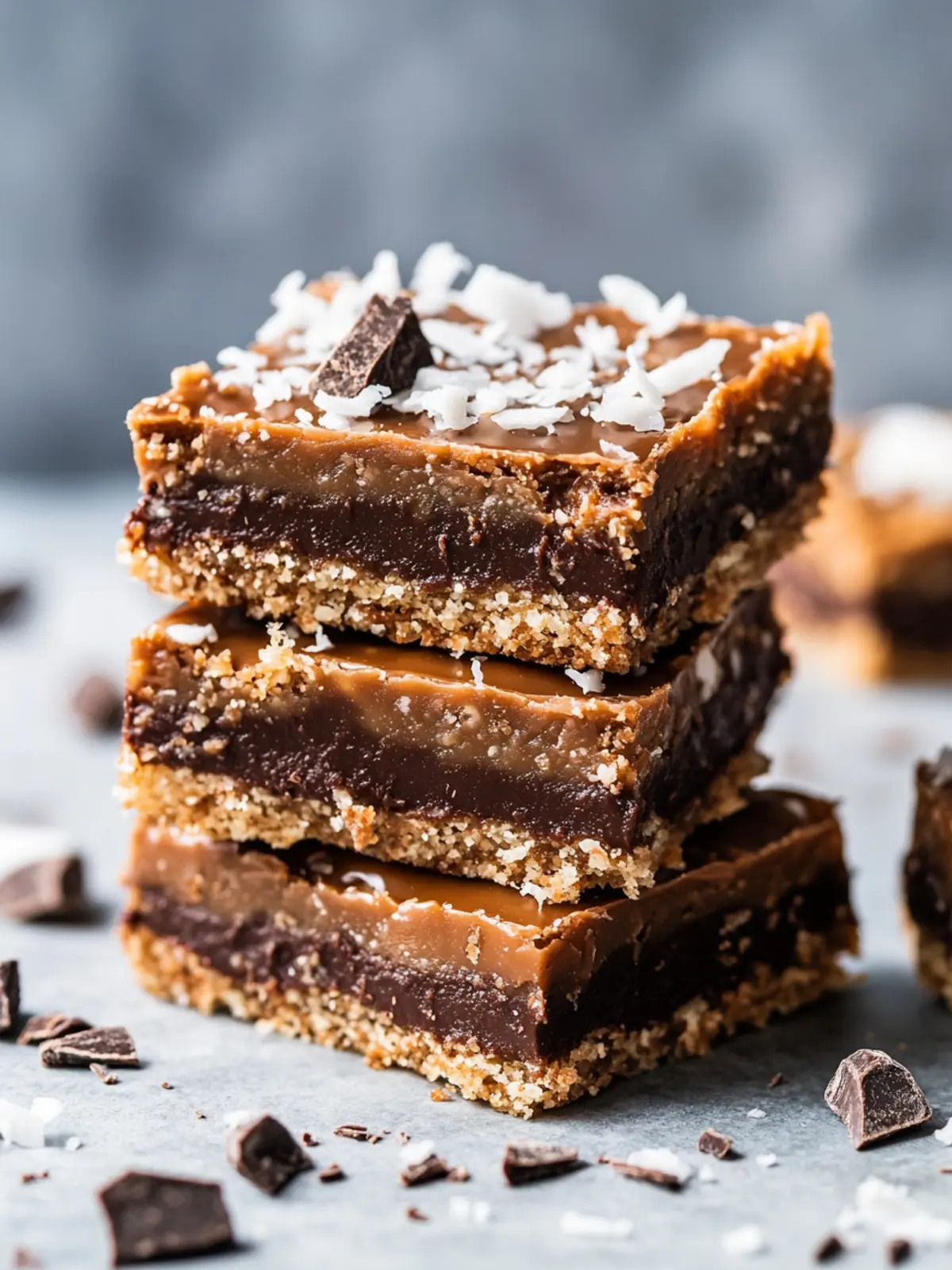 Irresistible Salted Caramel Chocolate Coconut Bars You'll Love 3 Salted Caramel Chocolate Coconut Bars