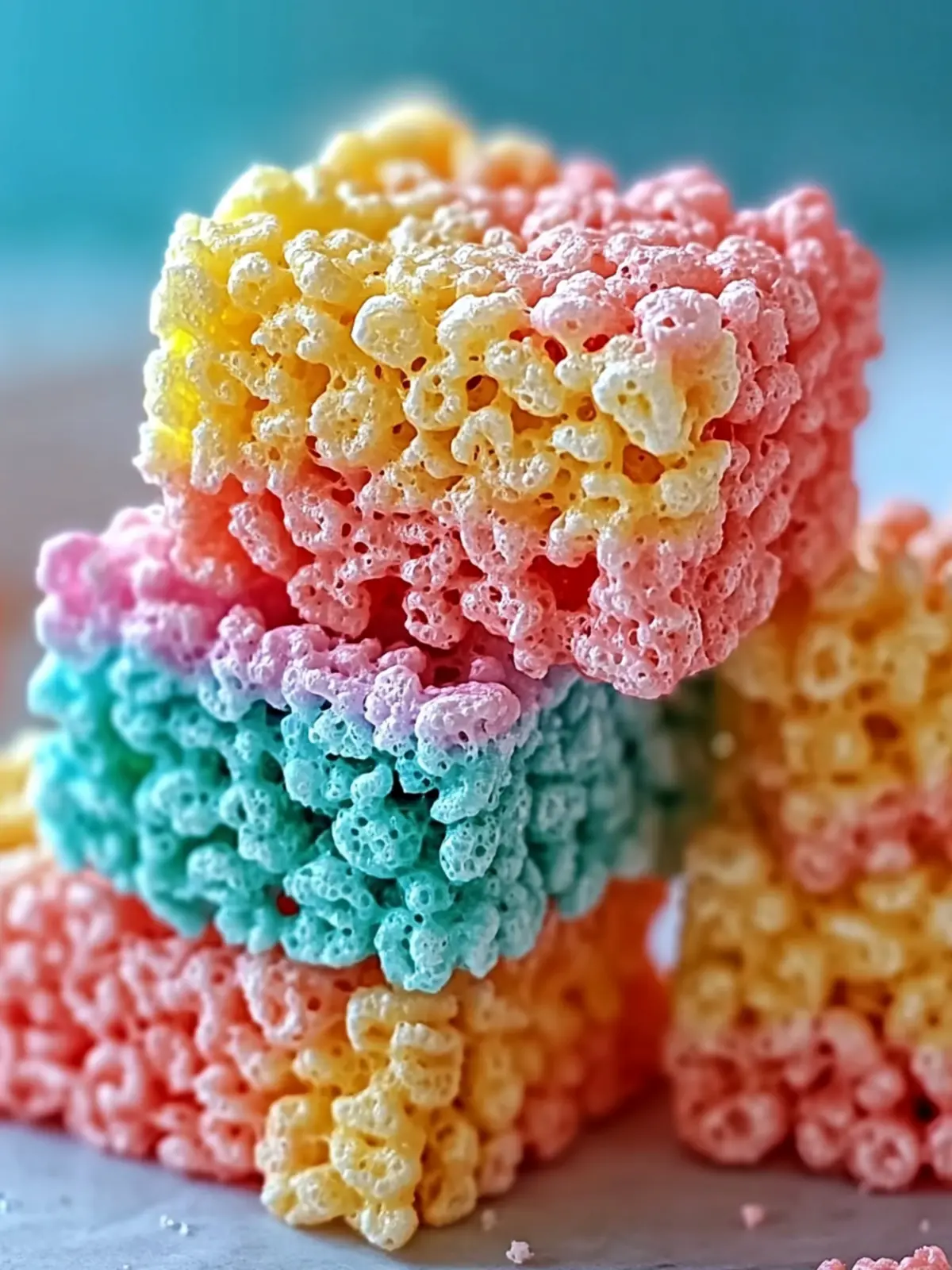 Colorful Rainbow Rice Krispie Treats for Sweet Nostalgic Fun 3 Colorful Rainbow Rice Krispie Treats for Sweet Nostalgic Fun