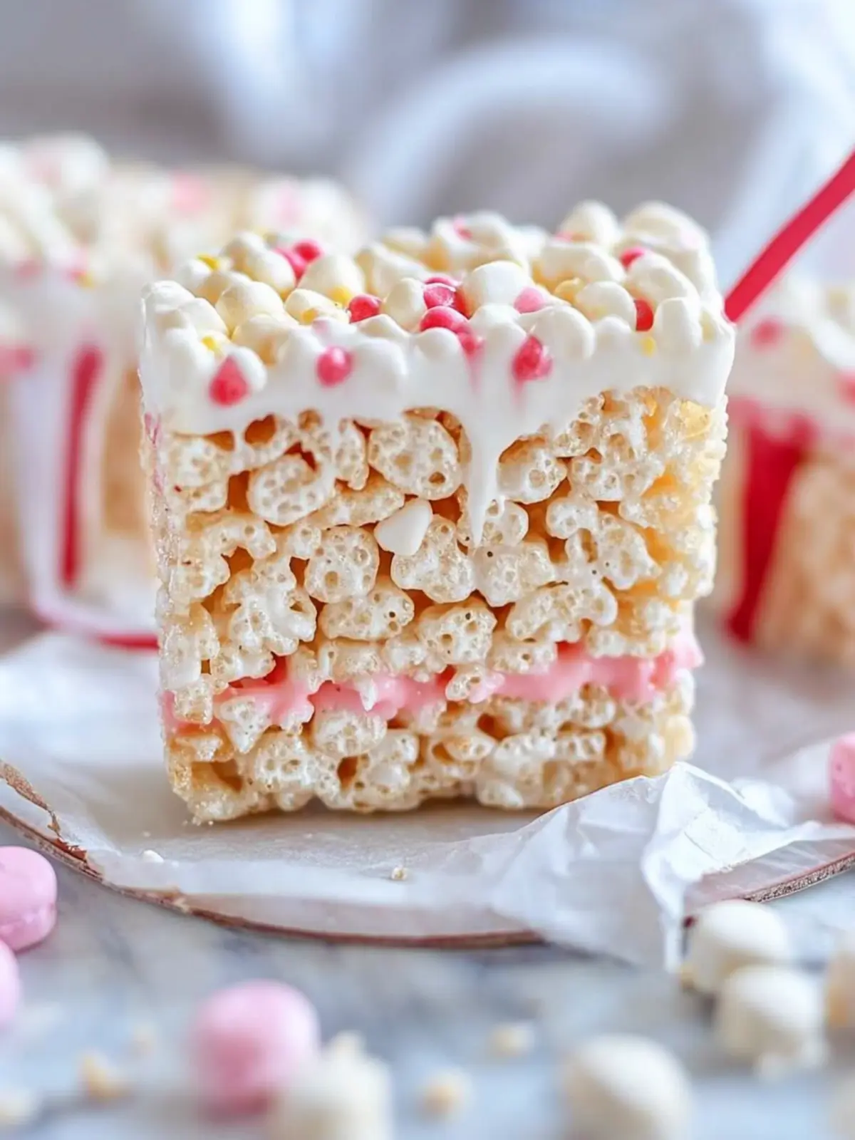 Delightful Heart-Shaped Rice Krispie Treats for Gifting 3 Rice Krispie Treats
