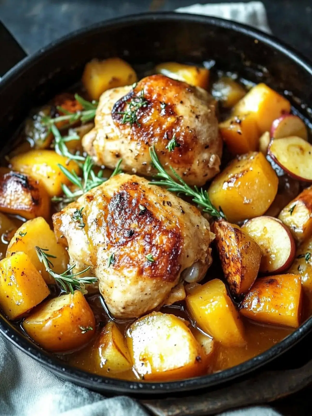 Cozy Apple Butternut Squash Chicken for a Warm Autumn Meal 3 Apple Butternut Squash Chicken