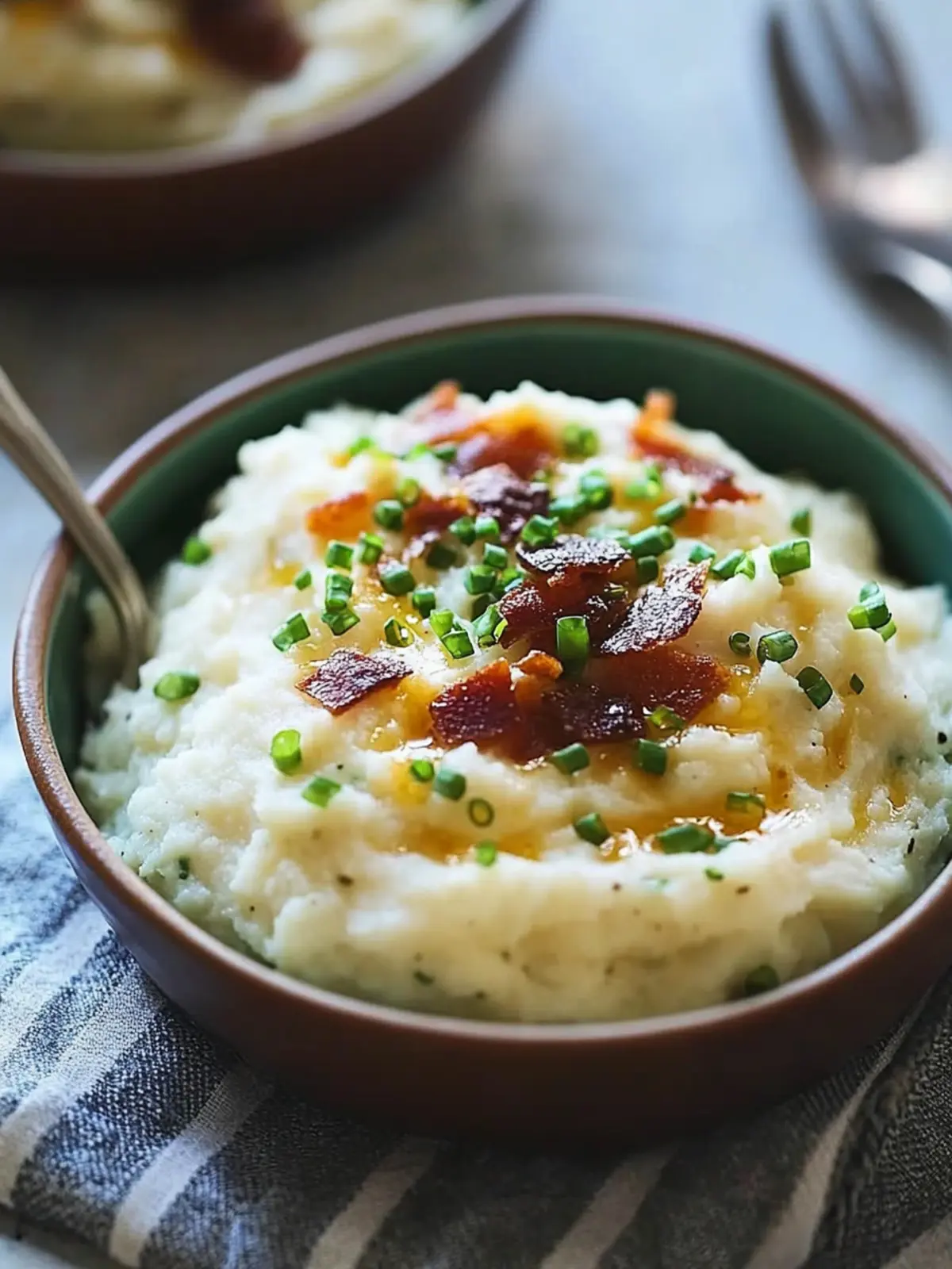 Loaded Mashed Cauliflower That Will Change Your Dinner Game 4 Loaded Mashed Cauliflower