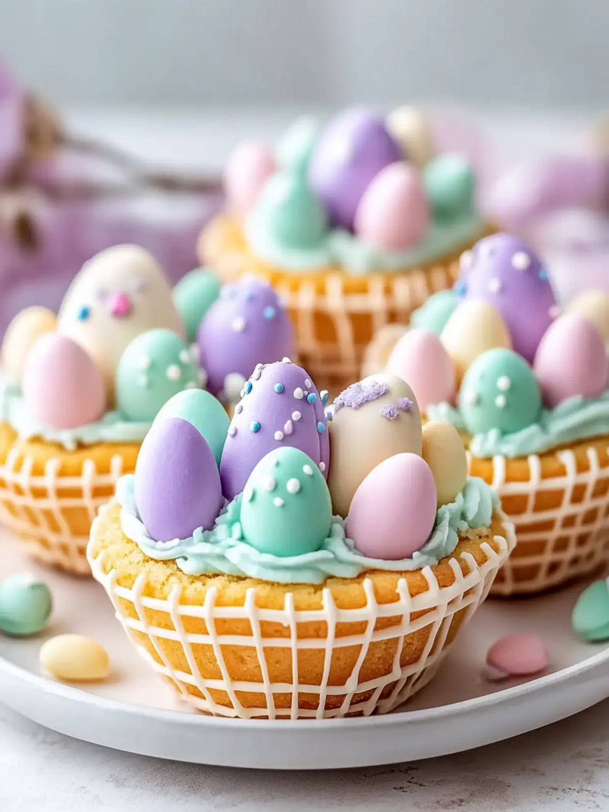 Sweet Easter Basket Sugar Cookie Cups Your Family Will Love 2 Easter Basket Sugar Cookie Cups