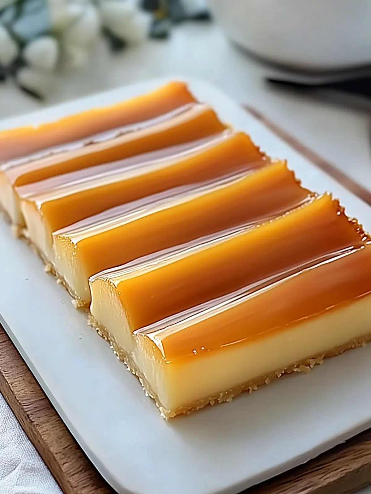 Irresistibly Creamy Vanilla Caramel Custard Tart You ll Love 2 reamy Vanilla Caramel Custard Tart
