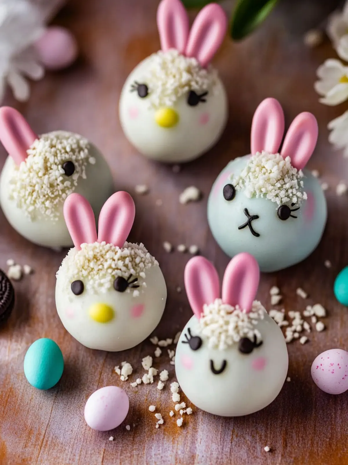 Easter Bunny Oreo Balls: A Fun No-Bake Delight for Everyone 3 Easter Bunny Oreo Balls
