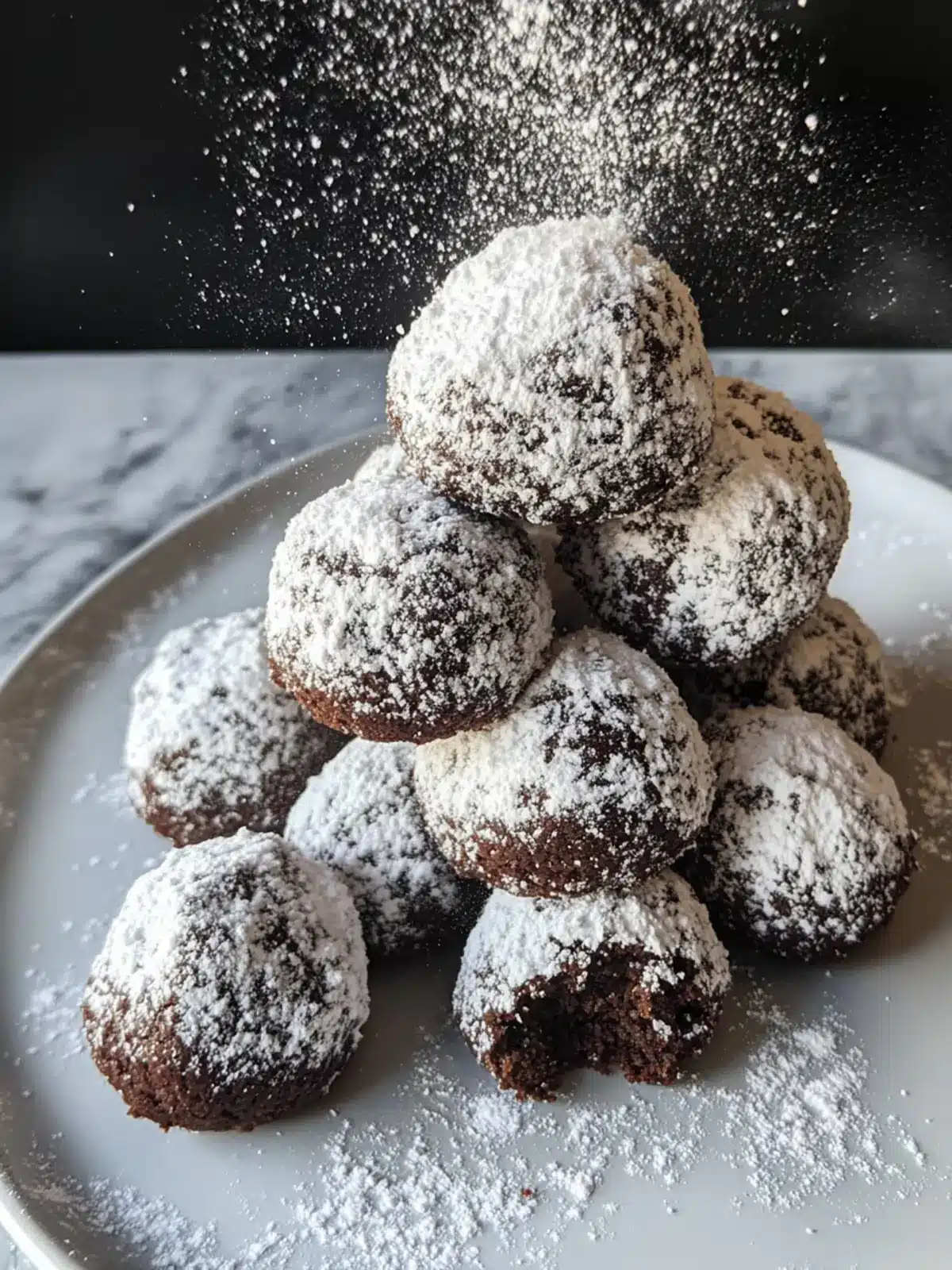 Double Chocolate Snowball Cookies That Melt in Your Mouth 4 Double Chocolate Snowball Cookies