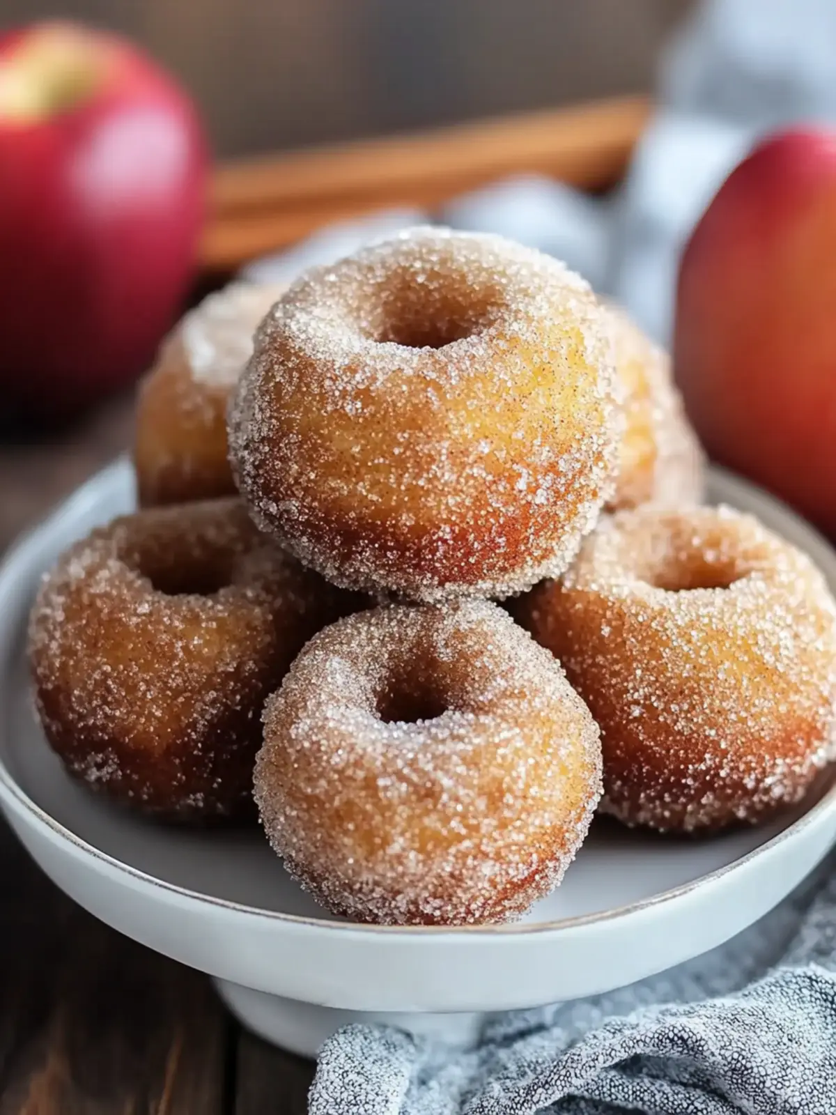 Cinnamon Sugar Donut Holes with Apple for Cozy Evenings 2 Cinnamon Sugar Donut Holes with Apple