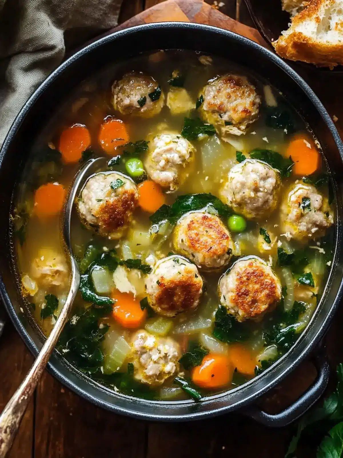 Cozy Chicken Meatball Soup for Ultimate Comfort On Chilly Days 2 Chicken Meatball Soup