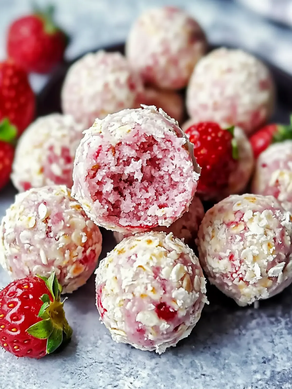 Irresistible Strawberry Cheesecake Protein Balls You ll Love 4 Strawberry Cheesecake Protein Balls