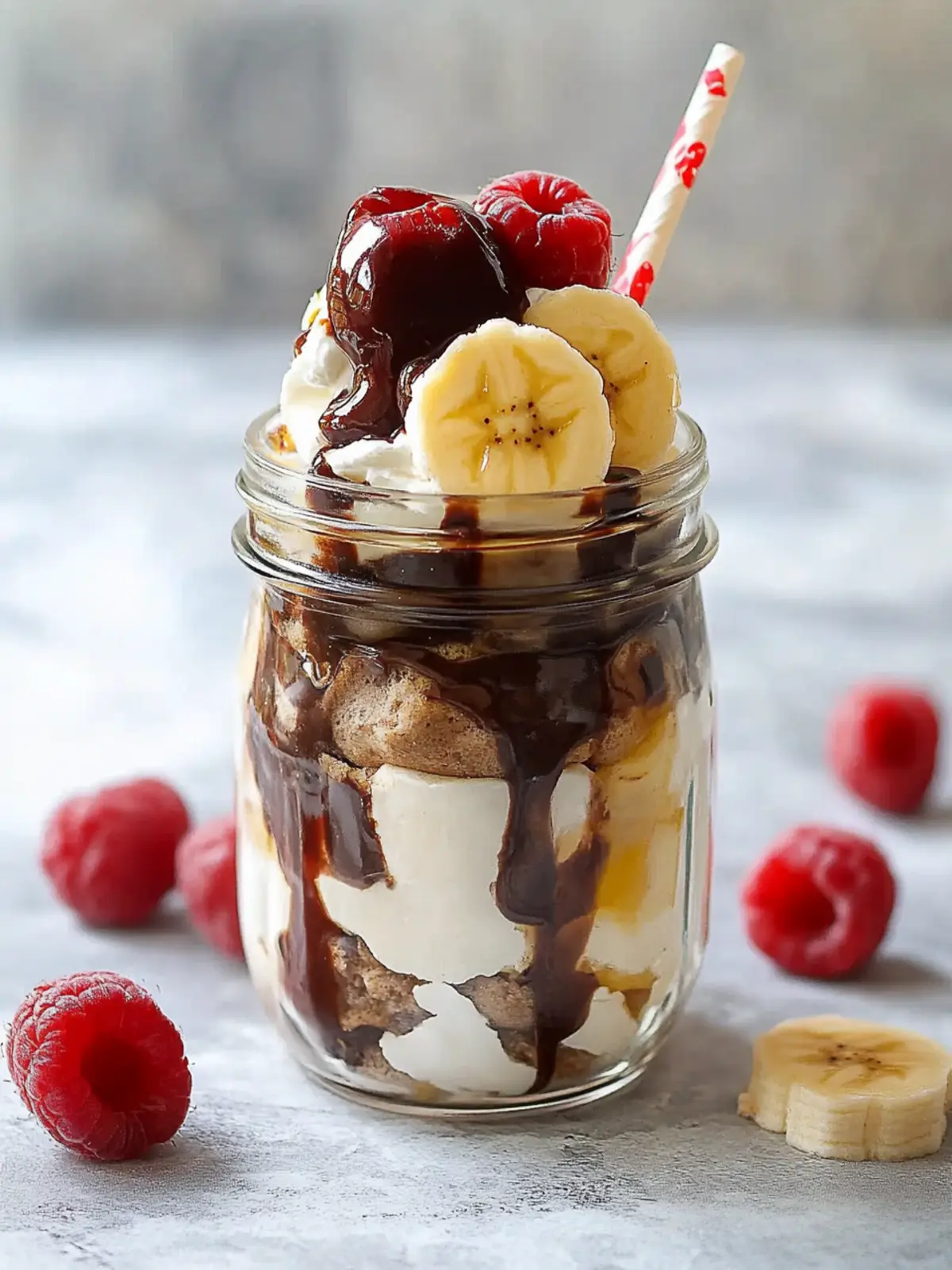 Guiltless Banana Split in a Jar: The Perfect Low-Cal Treat 4 Guiltless Banana Split in a Jar