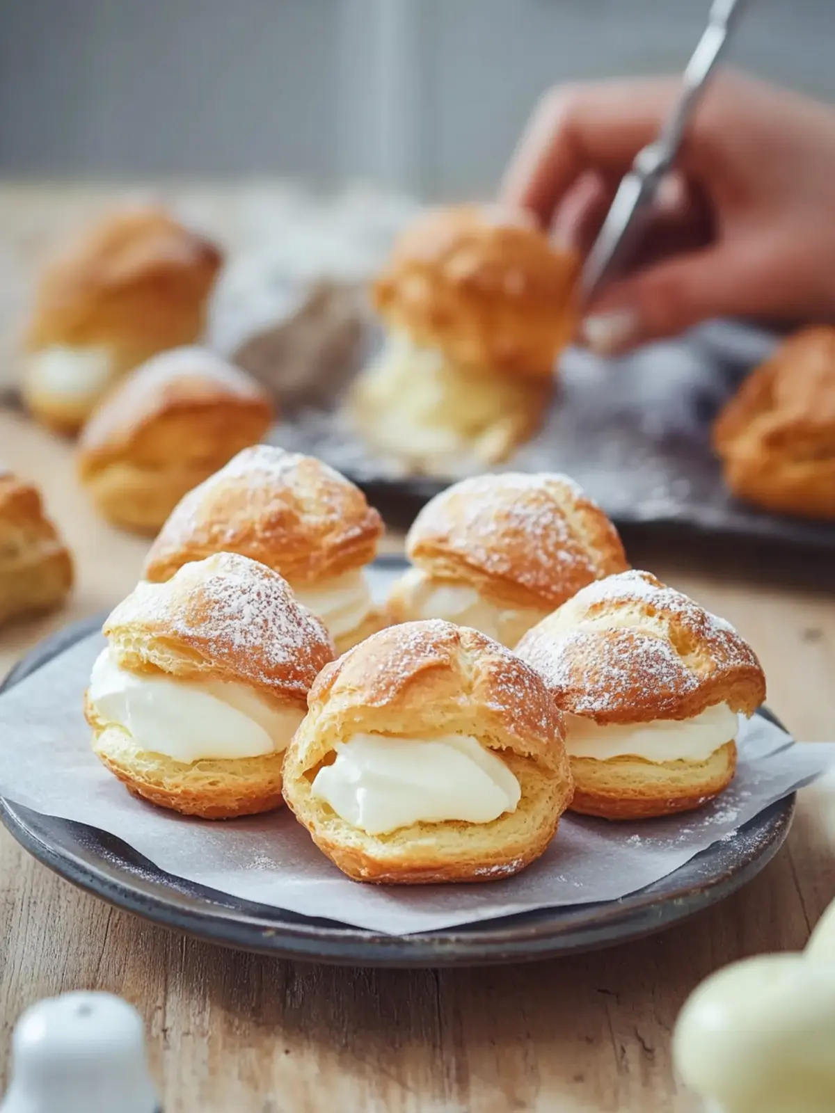 Irresistible Homemade Cream Puffs for Effortless Entertaining 2 Homemade Cream Puffs