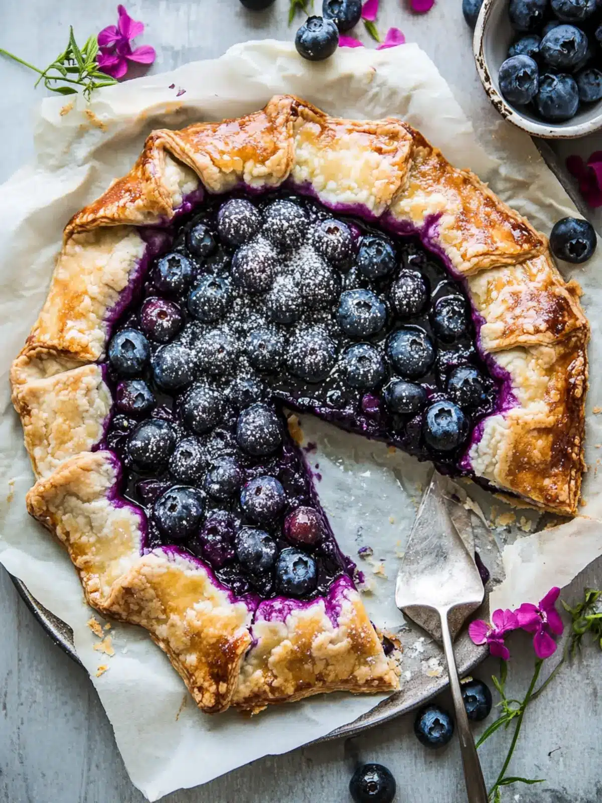 Delightfully Easy Blueberry Galette for Summer Bliss 2 Blueberry Galette