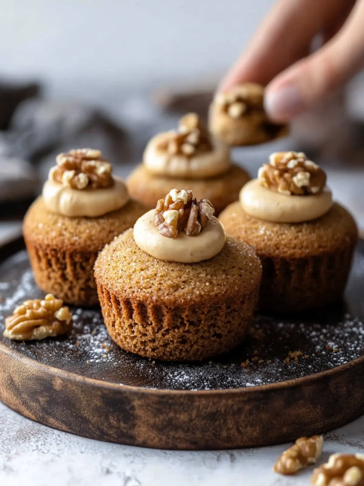 Mini Coffee and Walnut Cakes That Wow at Any Gathering 4 Mini Coffee and Walnut Cakes