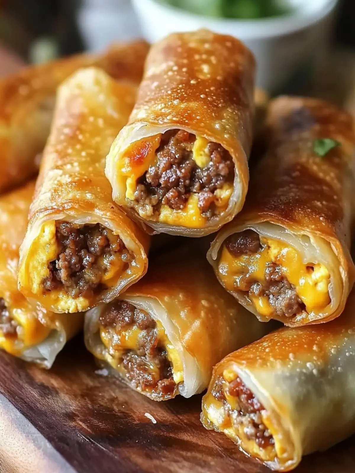 Delicious Cheeseburger Egg Rolls You'll Love for Game Day 2 Cheeseburger Egg Rolls