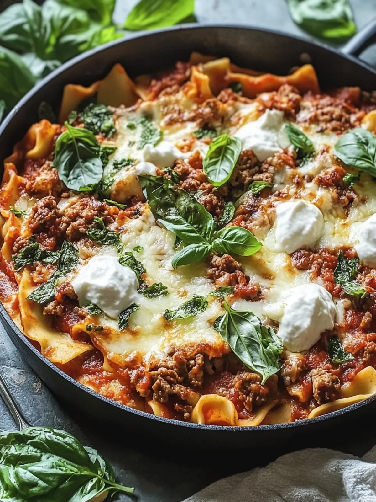 Harissa Lamb Skillet Lasagna: Your New Favorite One-Pan Meal 3 Harissa Lamb Skillet Lasagna