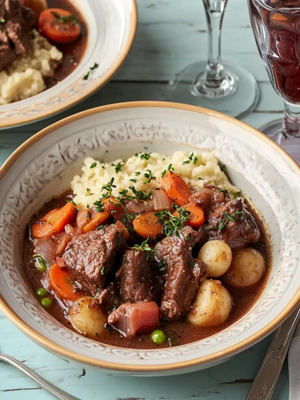 Savory Comfort: Hearty Gluten-Free Beef Burgundy Delight 3 Beef Burgundy