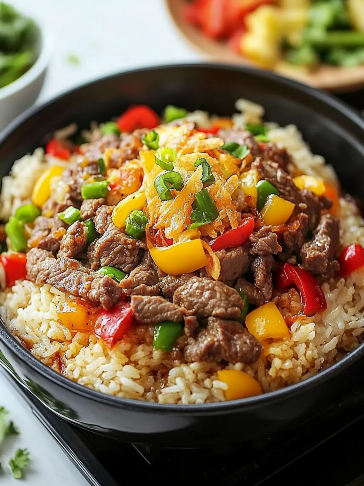 Sizzling Pepper Lunch Beef Pepper Rice Recipe in One Pan 4 Pepper Lunch Beef Pepper Rice Recipe