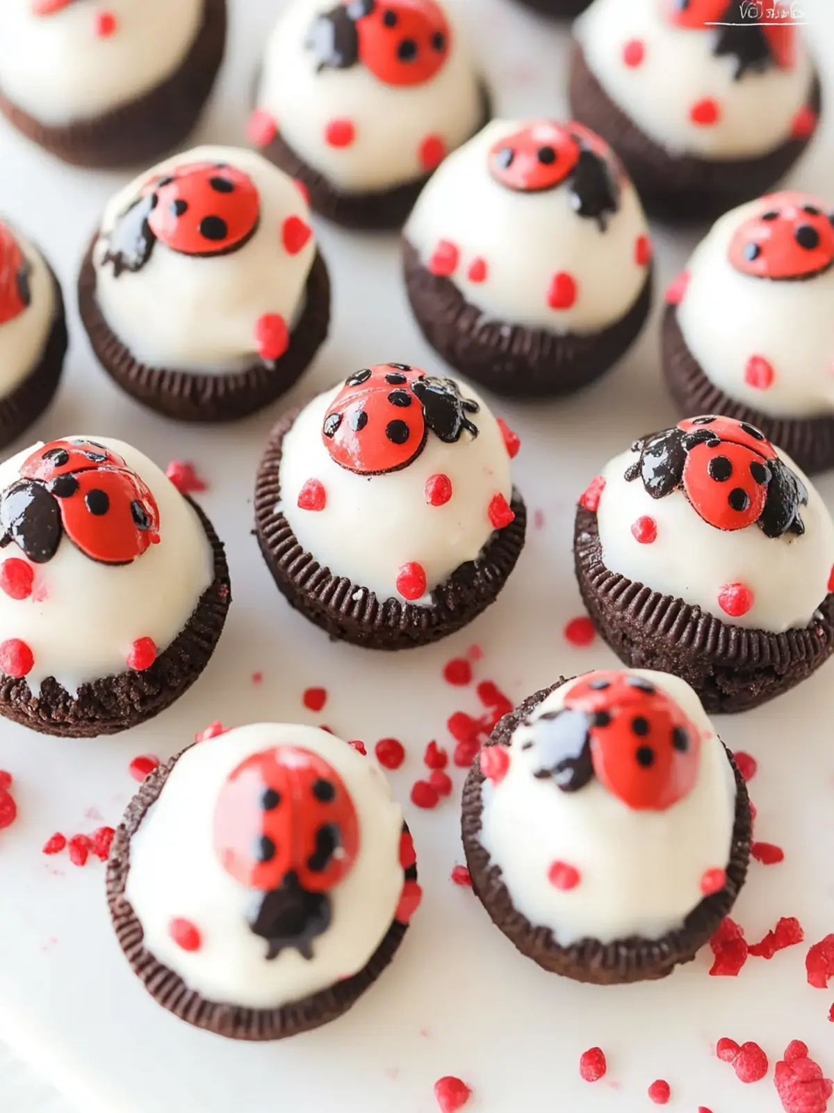 Ladybug Oreo Valentine Truffles That Kids Will Love 3 Ladybug Oreo Valentine Truffles