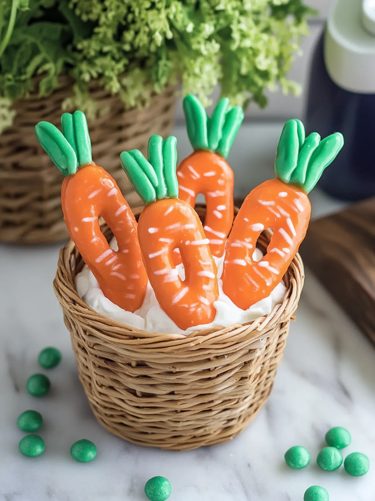 Carrot-Shaped Candy Pretzels: Fun Treats for Spring Celebrations 2 Carrot-Shaped Candy Pretzels
