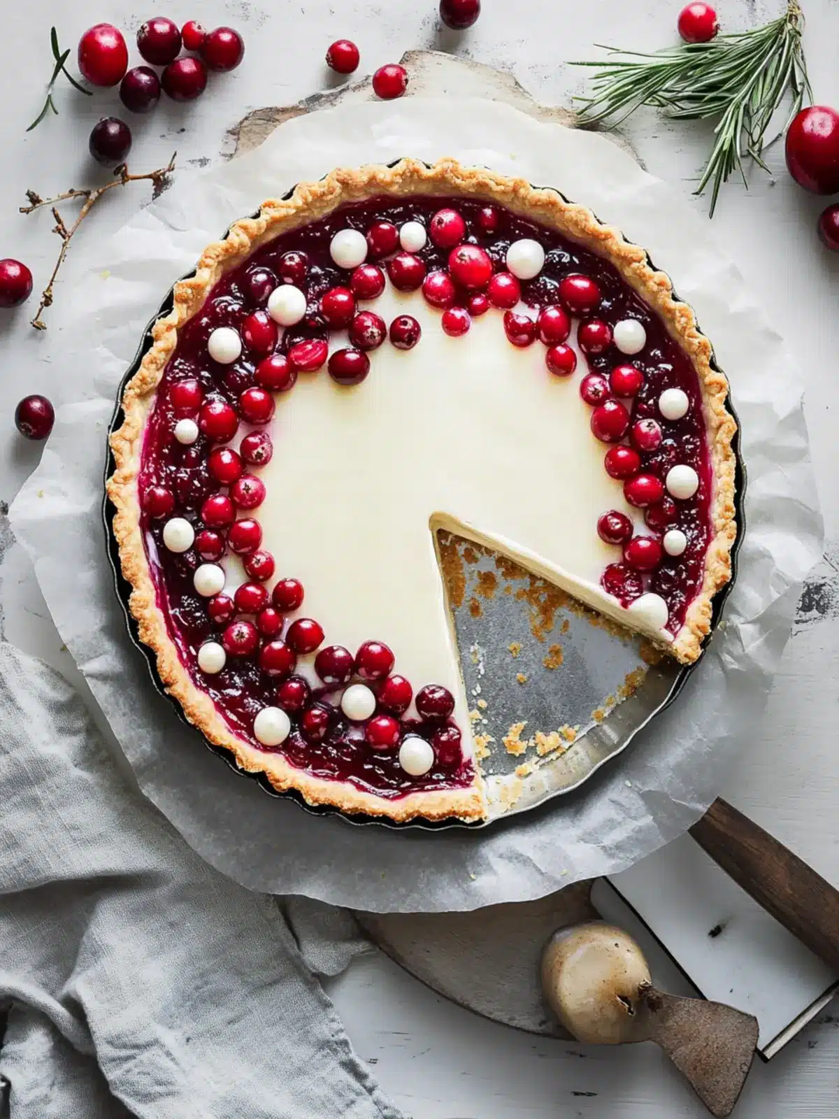 Irresistible No-Bake Cranberry White Chocolate Tart Delight 4 Cranberry White Chocolate Tart
