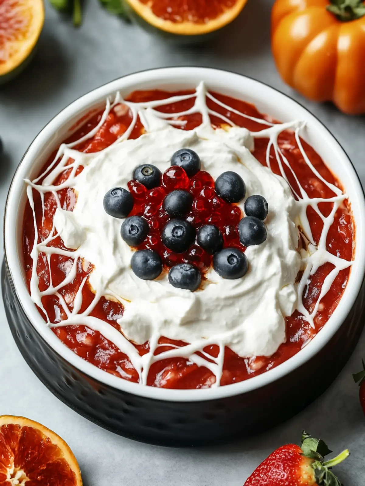 Spooky Spider Web Dip That Will Thrill Your Halloween Party 4 Spider Web Dip