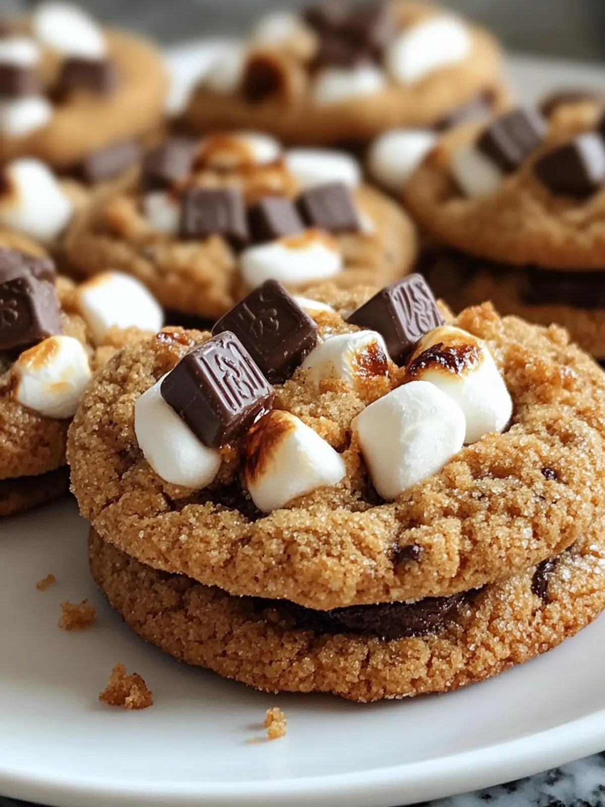 Toasted Marshmallow S mores Cookies That'll Wow Your Taste Buds 4 Toasted Marshmallow S mores Cookies