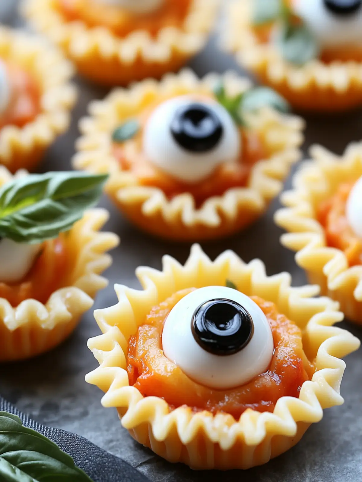 Eyeball Pasta Bites That Will Wow Your Halloween Guests 2 Eyeball Pasta Bites