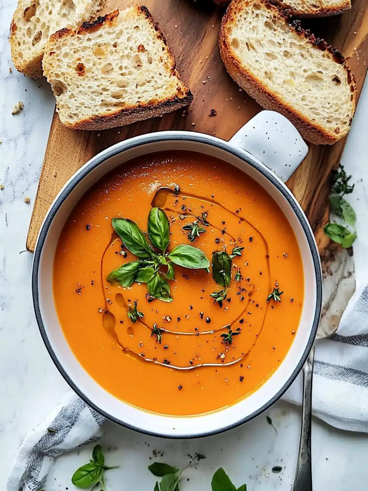 Homemade Creamy Tomato Soup is Cozy Comfort in a Bowl 4 Homemade Creamy Tomato Soup
